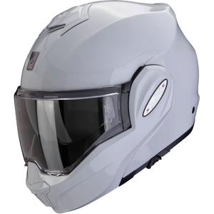 Scorpion EXO-TECH EVO PRO SOLID hátrahajható-állú bukósisak világos szürke