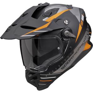 Scorpion ADF-9000 Air Feat enduro bukósisak matt fekete-ezüst-narancssárga