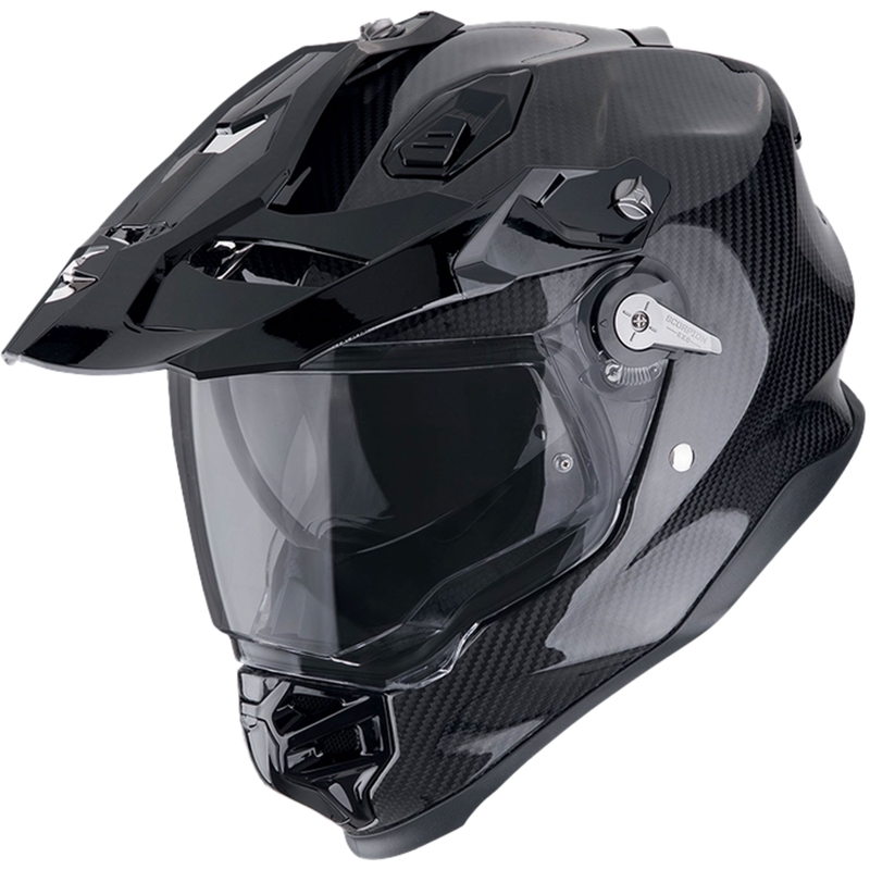Scorpion ADF-9000 CARBON AIR SOLID enduro bukósisak fekete