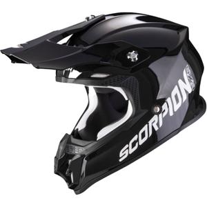 Scorpion VX-16 EVO AIR Solid motocross bukósisak fekete