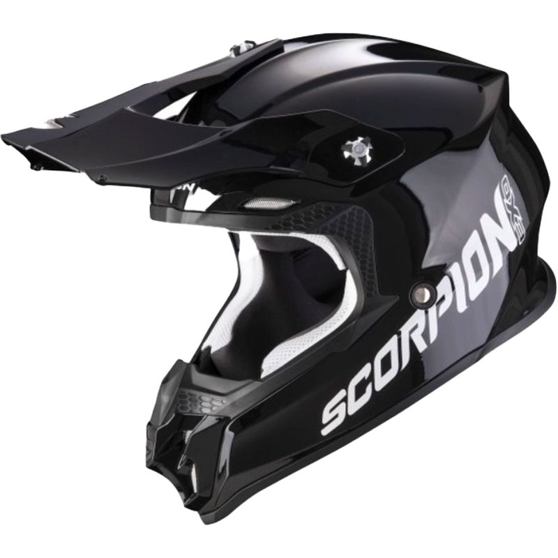 Scorpion VX-16 EVO AIR Solid motocross bukósisak fekete