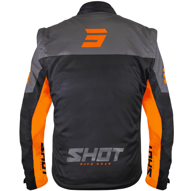 Shot Softshell Lite softshell kabát fekete-narancssárga