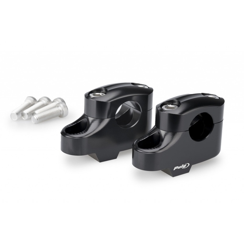 Risers PUIG PULLBACK fekete height 20mm, d 25mm, back 16mm