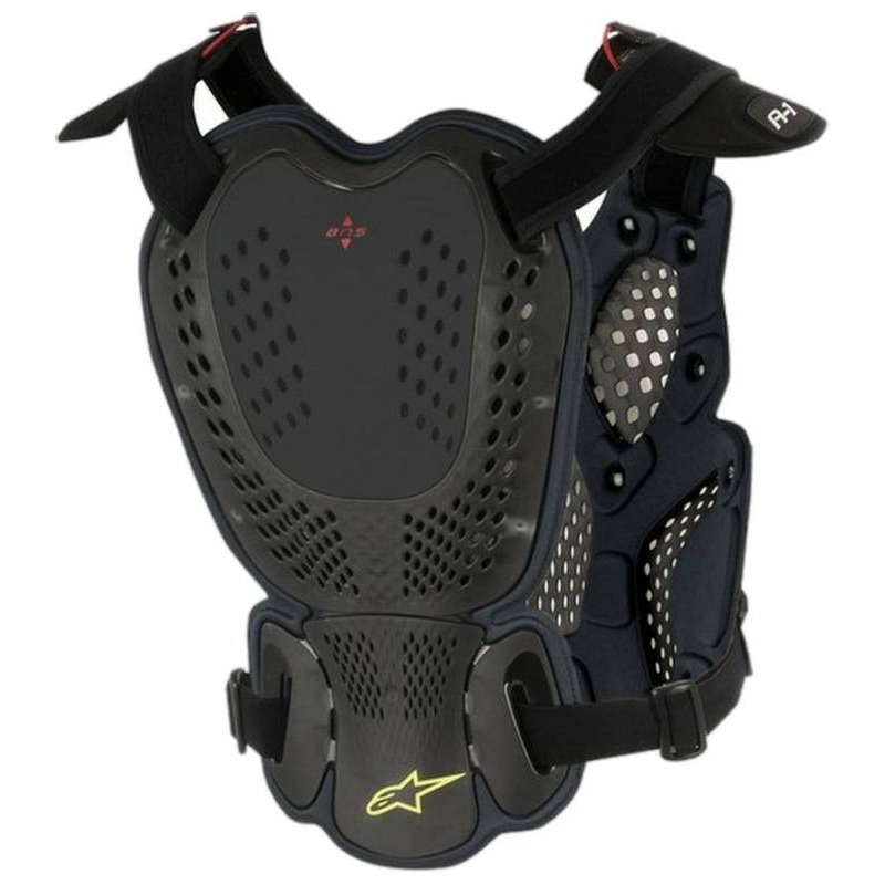 Testvédő Alpinestars A-1 Rost Guard fekete-fluo sárga
