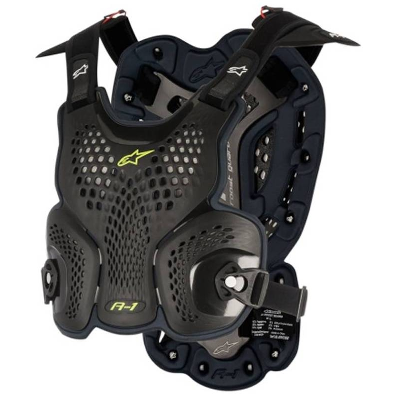 Testvédő Alpinestars A-1 Rost Guard fekete-fluo sárga