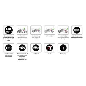 Side spoilers PUIG RACE 21223N fekete