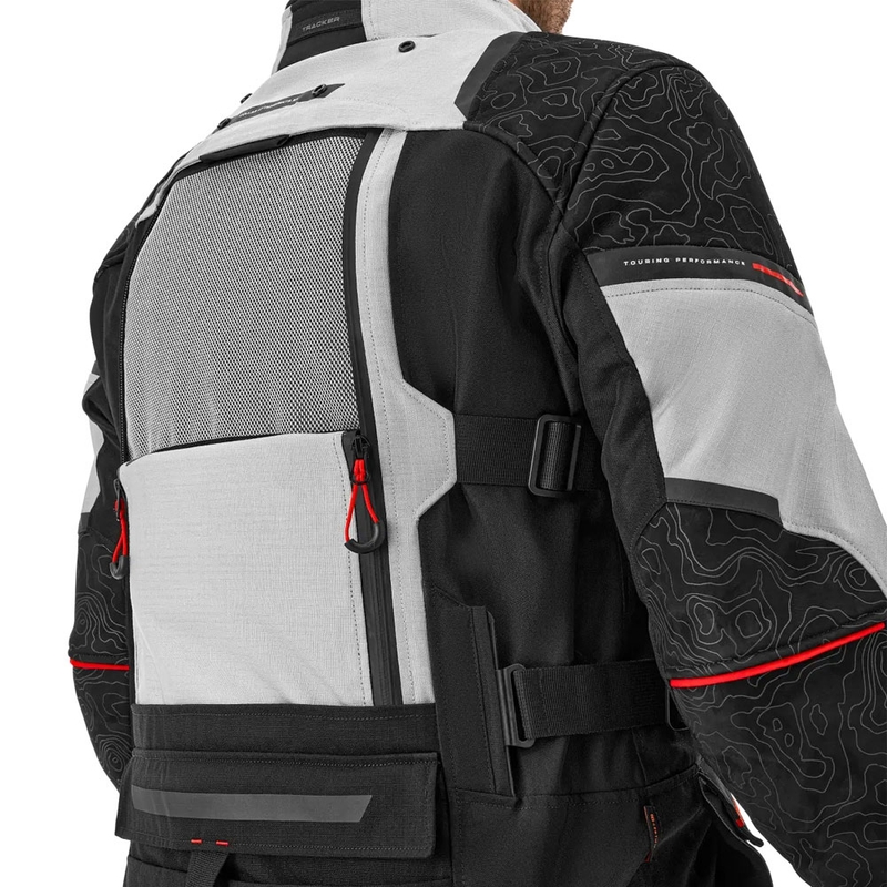 Shima Tracker motoros kabát világosszürke