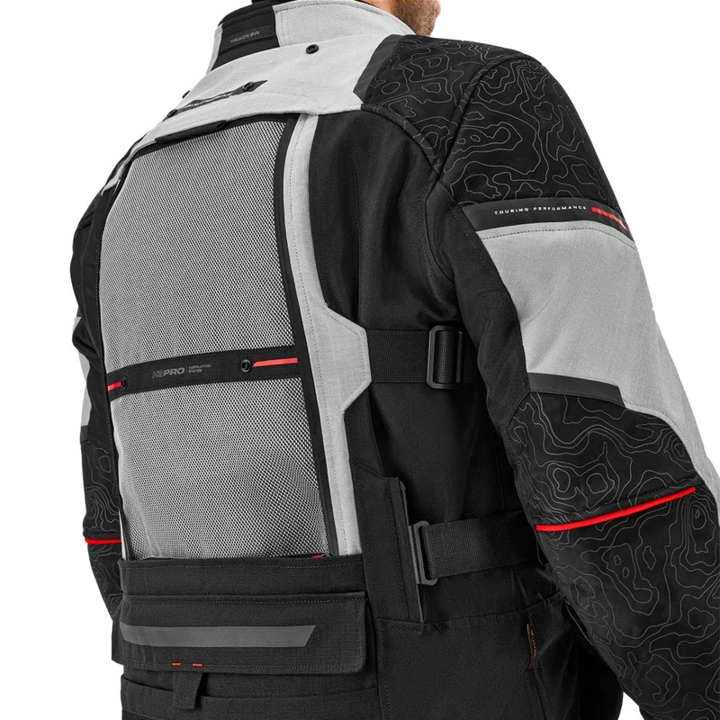 Shima Tracker motoros kabát világosszürke