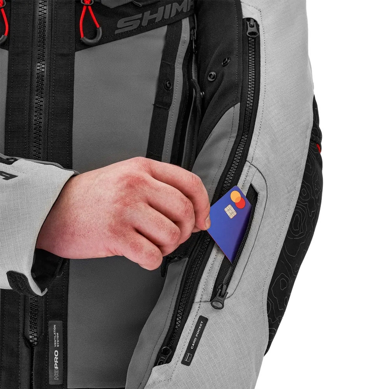 Shima Tracker motoros kabát világosszürke