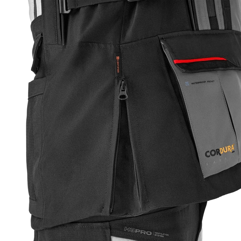 Shima Tracker motoros kabát világosszürke