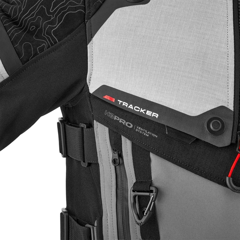 Shima Tracker motoros kabát világosszürke