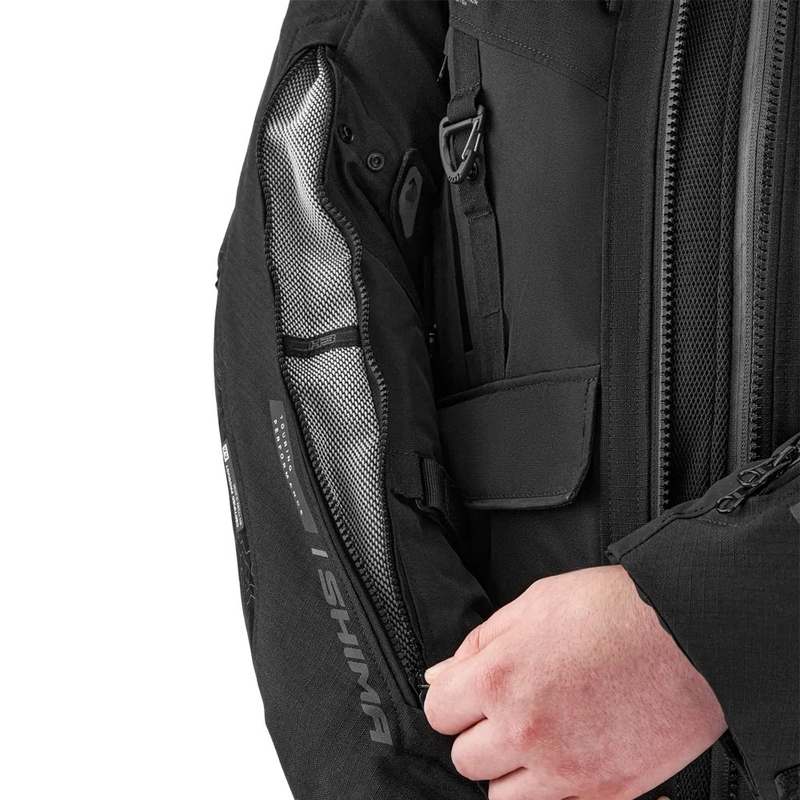 Shima Tracker motoros kabát fekete