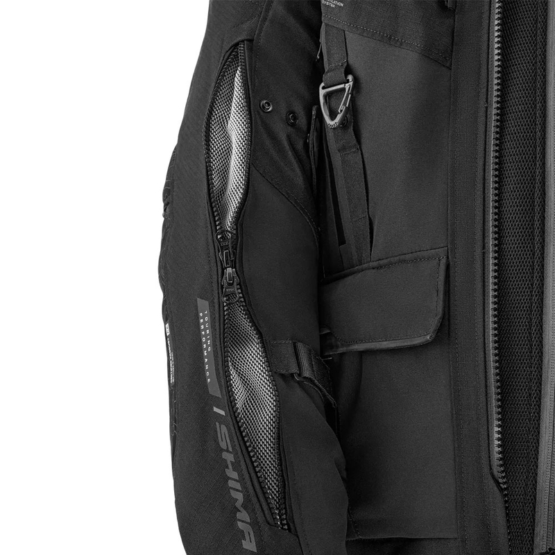 Shima Tracker motoros kabát fekete