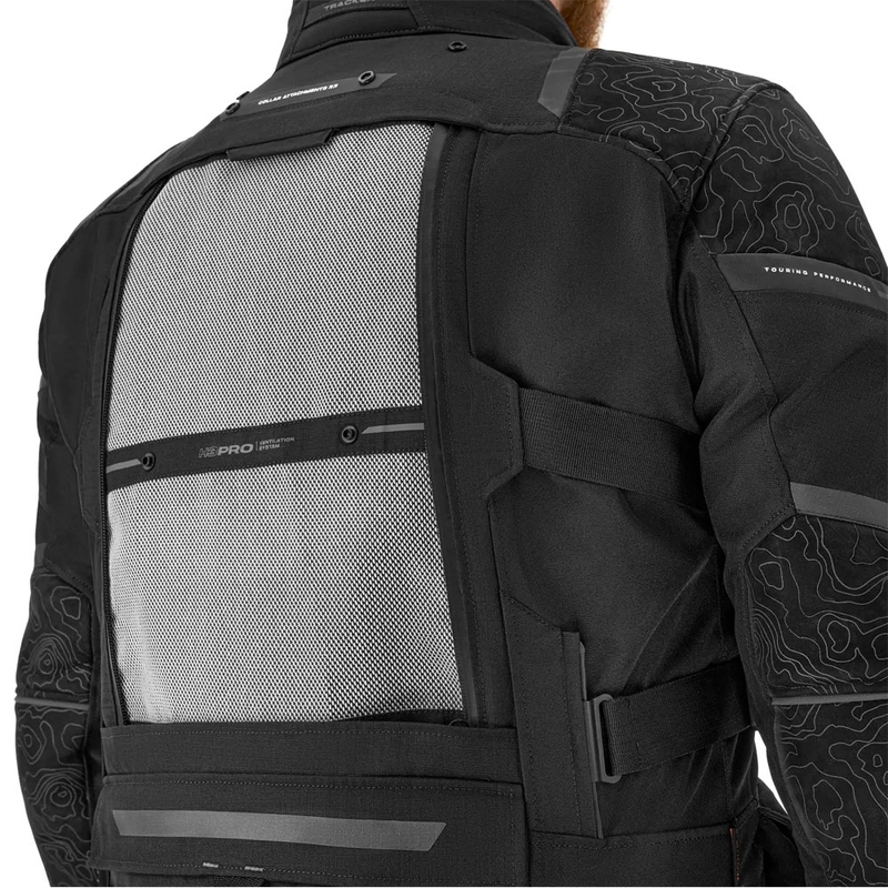 Shima Tracker motoros kabát fekete