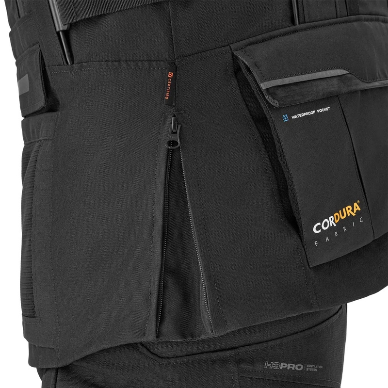 Shima Tracker motoros kabát fekete