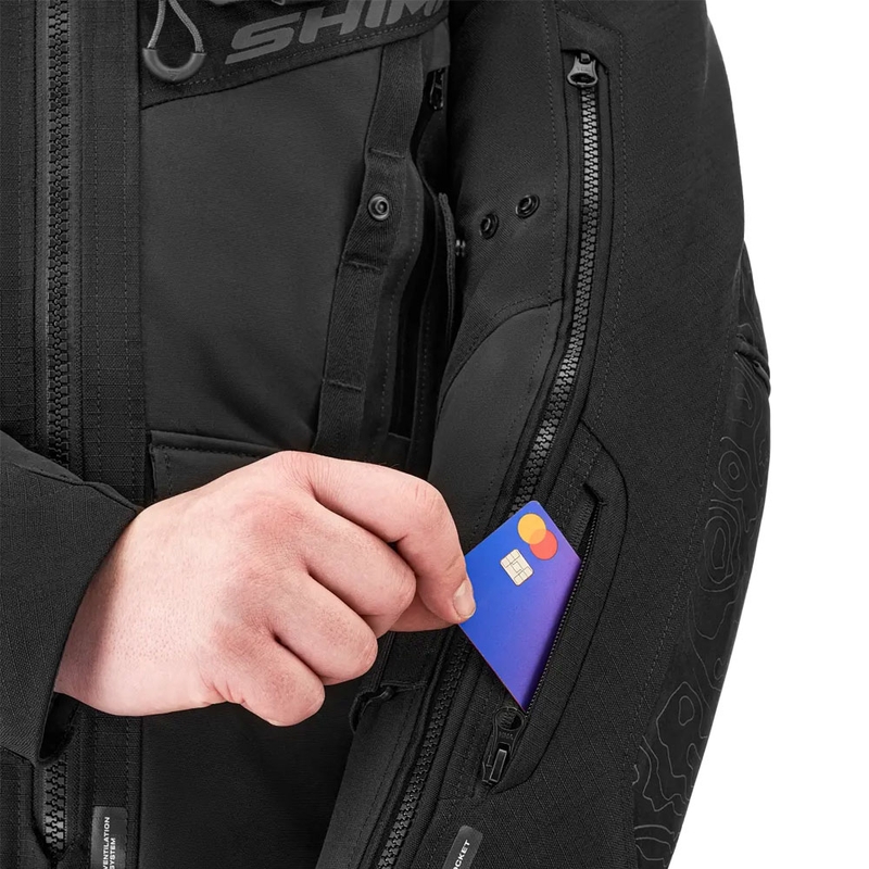 Shima Tracker motoros kabát fekete