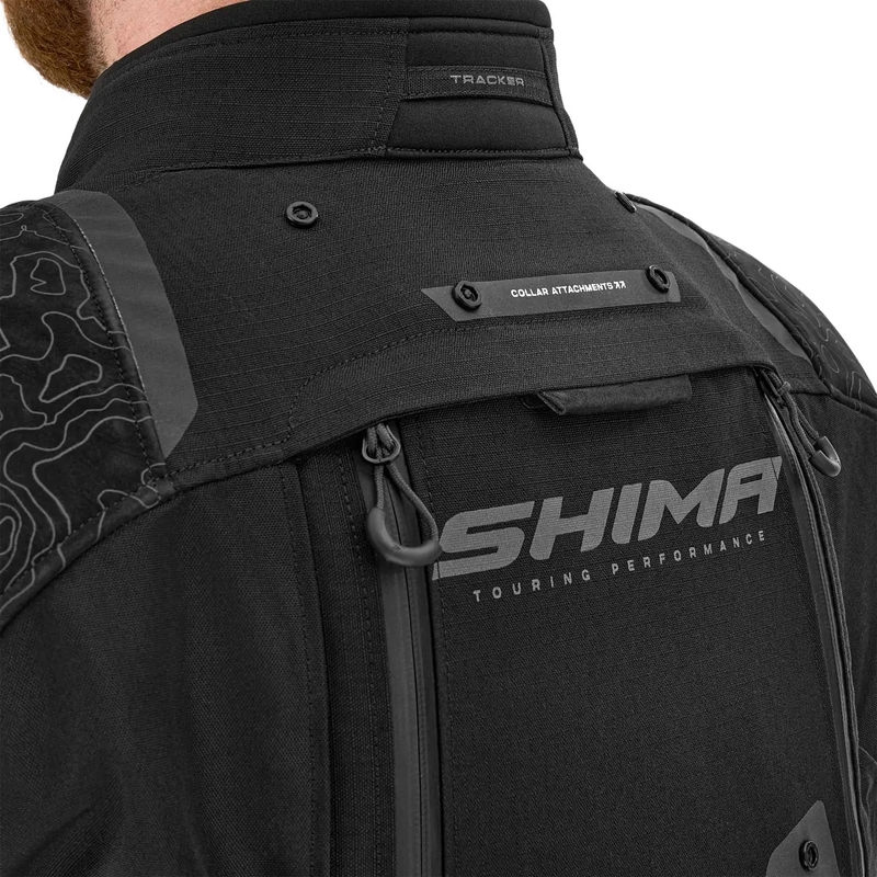 Shima Tracker motoros kabát fekete