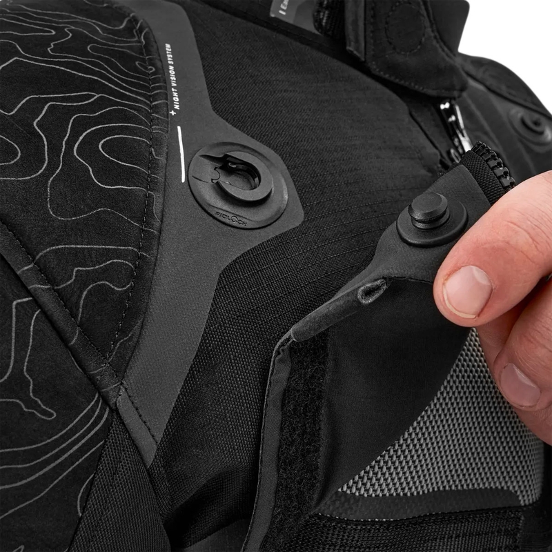 Shima Tracker motoros kabát fekete