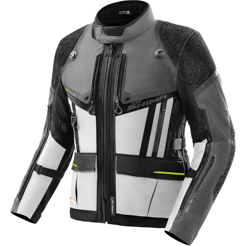 Shima Tracker motoros kabát szürke