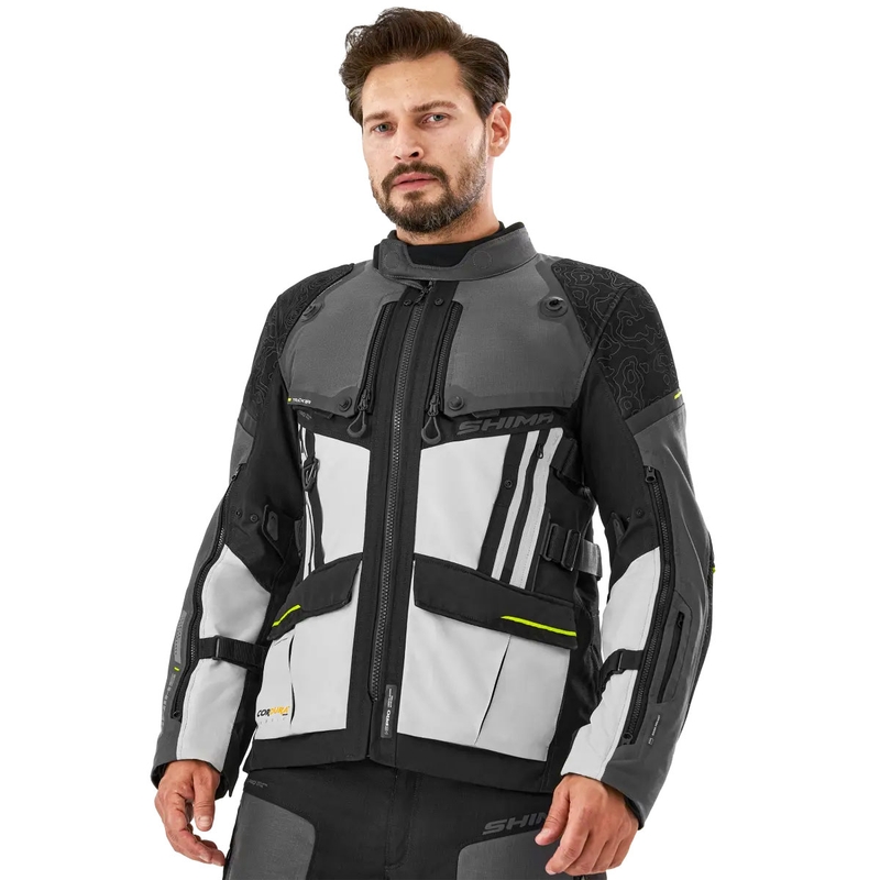 Shima Tracker motoros kabát szürke