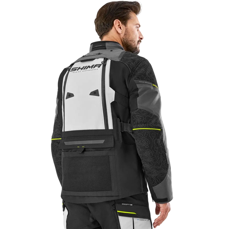 Shima Tracker motoros kabát szürke