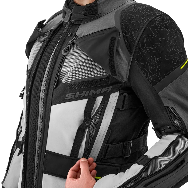 Shima Tracker motoros kabát szürke