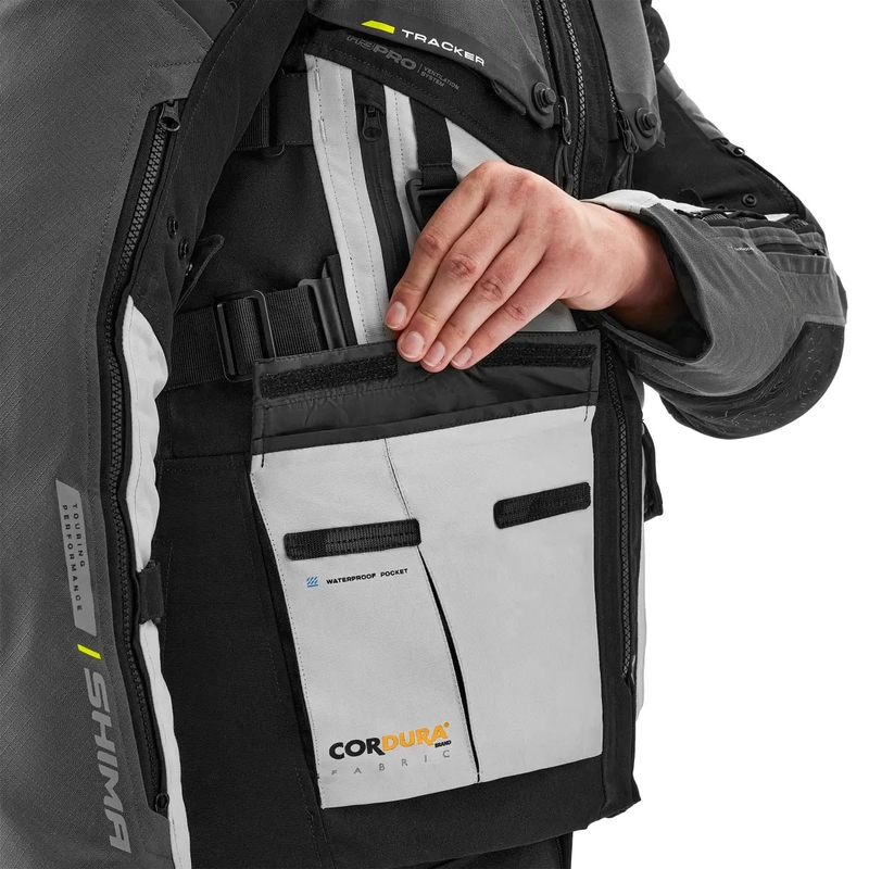 Shima Tracker motoros kabát szürke