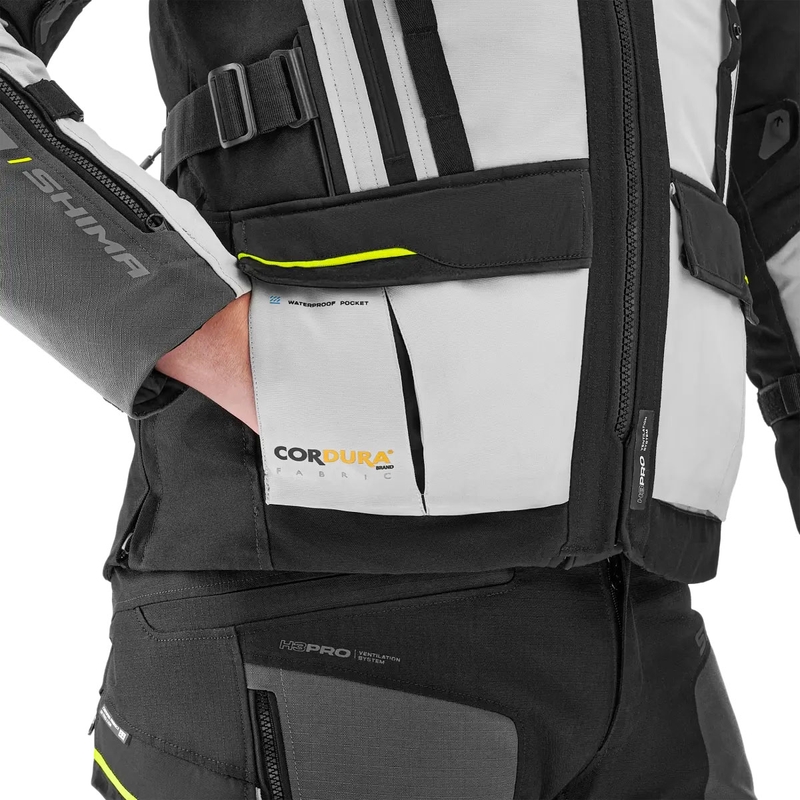 Shima Tracker motoros kabát szürke