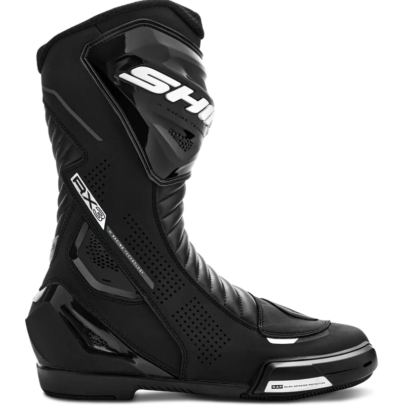 Shima RX-3 női motoros csizma fekete-fehér