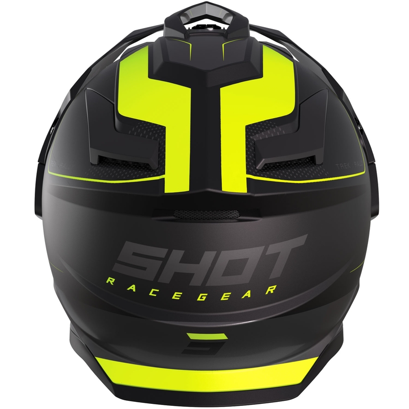 Shot Trek Max Vision Rally enduro motoros bukósisak matt fekete-fluo sárga