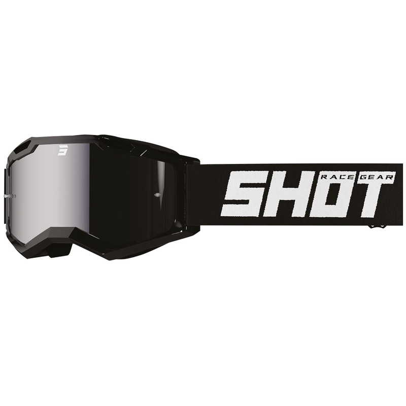 Shot Rocket Kid 2.0 drop gyerek motokrossz szemüveg fekete, irídium plexivel