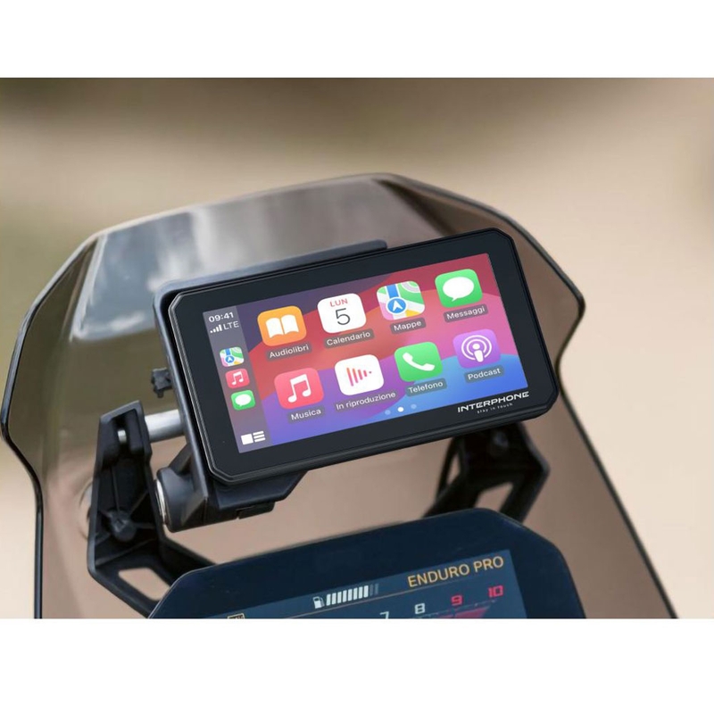 Interphone BMW Apple CarPlay és Android Auto motorkerékpár kijelző