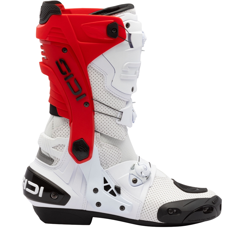 SIDI REX AIR motoros csizma fehér-piros