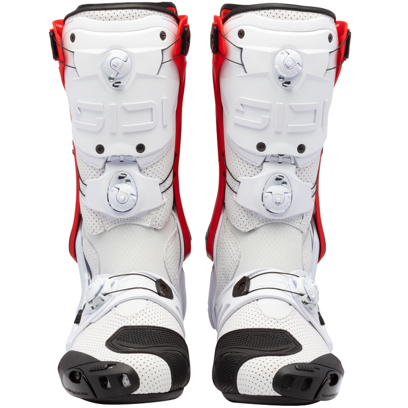SIDI REX AIR motoros csizma fehér-piros