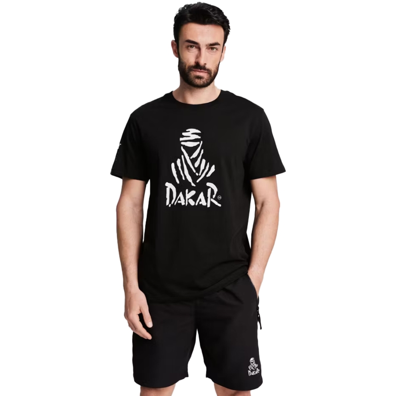 Dakar DES LOGO25 póló fekete