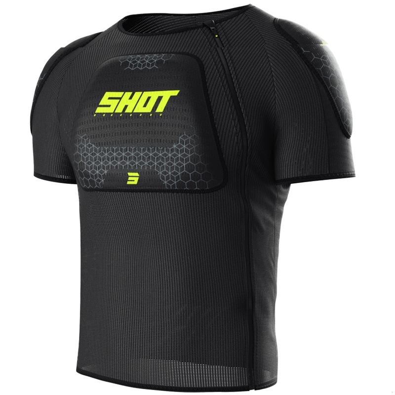 Shot Airlight T-Shirt testprotektor fekete-fluo sárga