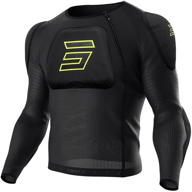 Shot Vest Prime testprotektor fluo sárga