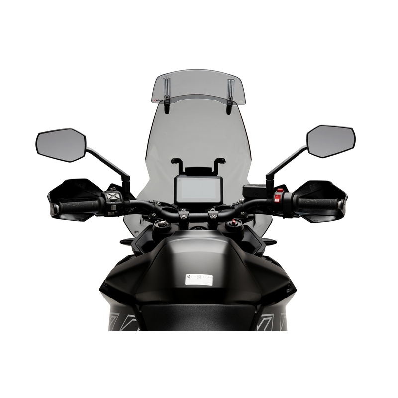 Windscreen PUIG TOURING WITH VISOR áttetsző