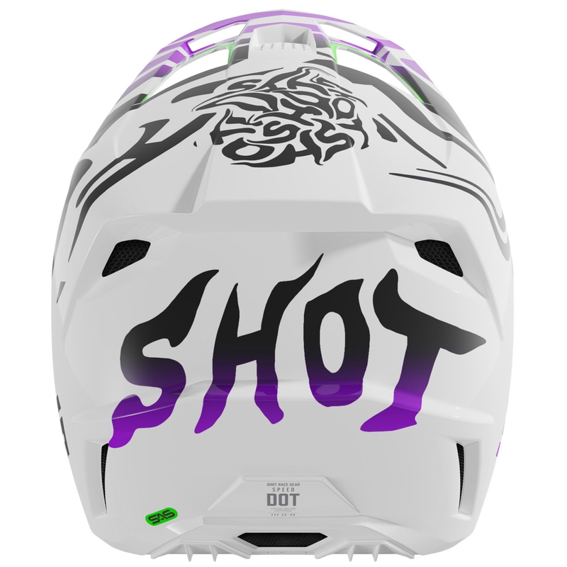 Shot Ghost gyerek motokrossz bukósisak lila