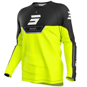 Shot Draw Daytona gyerek motokrossz mez fluo sárga