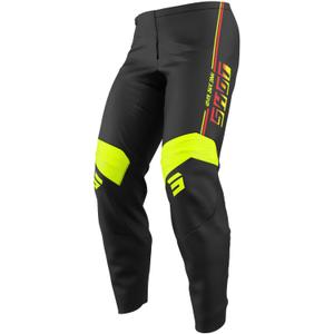Dětské motokrosové kalhoty Shot Draw Block fluo žluté