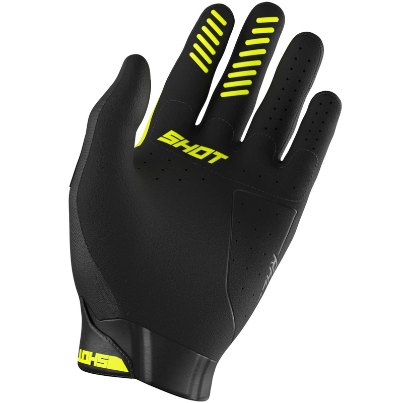 Shot Race Evo gyerek motokrossz kesztyű fluo sárga