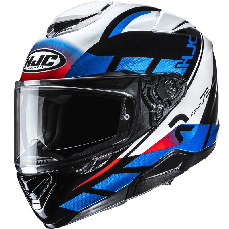 HJC RPHA 72 Value MC21 zárt motoros bukósisak fekete-fehér-kék