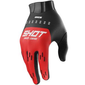 Shot Race Evo gyerek motokrossz kesztyű piros