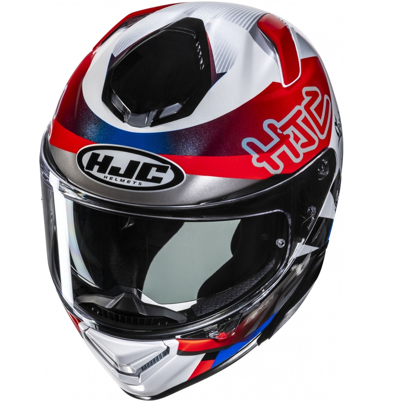 HJC RPHA 72 Goldy MC21 zárt motoros bukósisak fehér-piros-kék