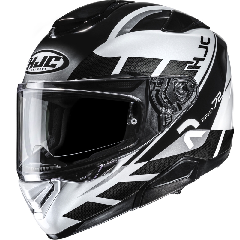 HJC RPHA 72 Value MC5 zárt motoros bukósisak fekete-fehér