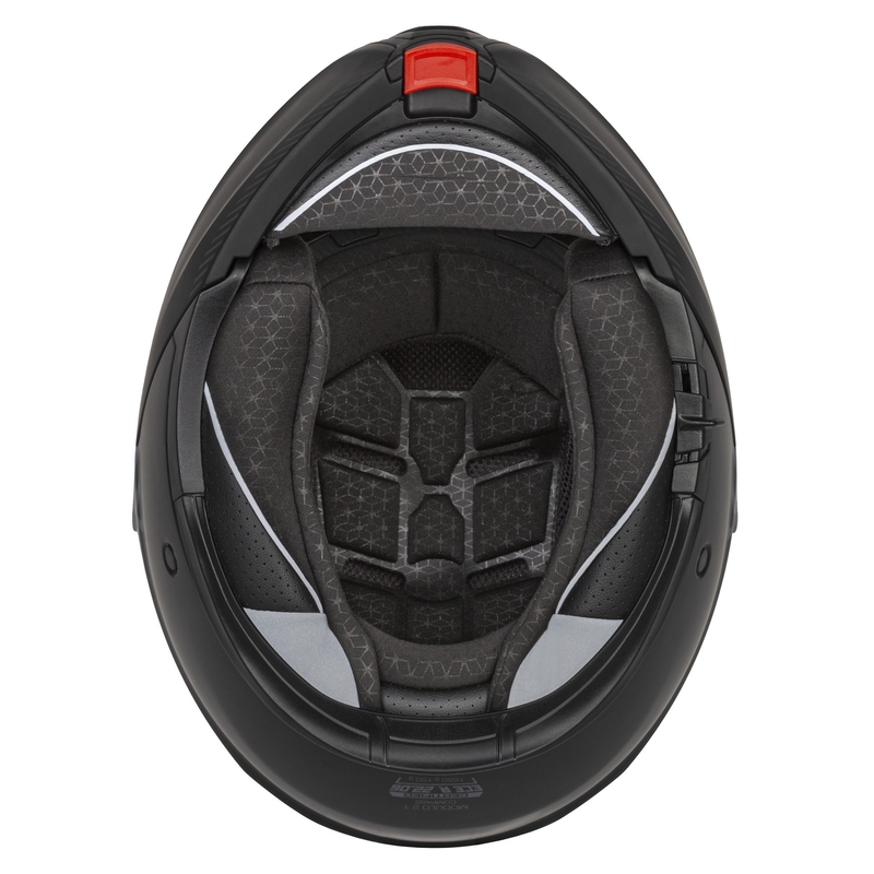 Cassida Modulo 2.1 Compass felnyitható motoros bukósisak matt fekete-szürke