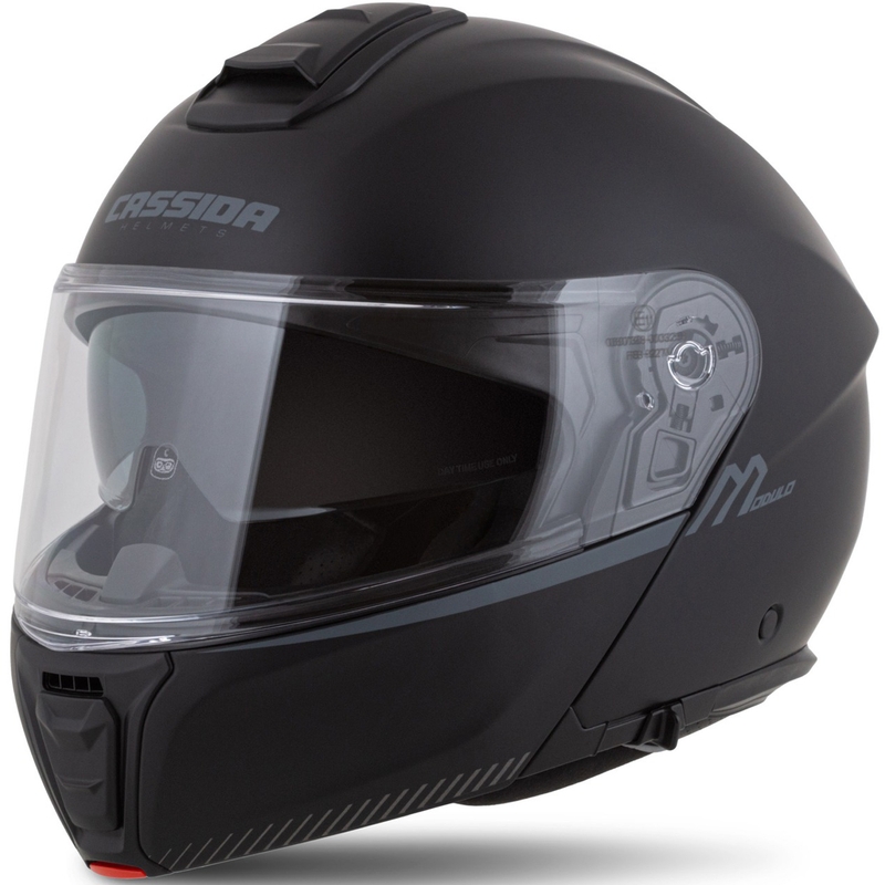 Cassida Modulo 2.1 Compass felnyitható motoros bukósisak matt fekete-szürke