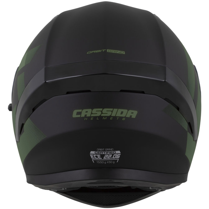 Cassida Orbit Grind zárt motoros bukósisak matt fekete-sötétzöld