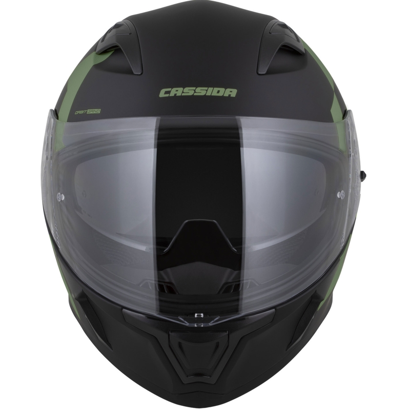 Cassida Orbit Grind zárt motoros bukósisak matt fekete-sötétzöld
